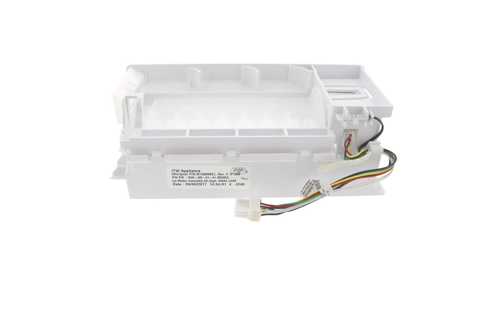 W10898228 - Genuine OEM Whirlpool Refrigerator Ice Maker Assembly